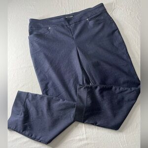 Hilary Radley Navy Blue Pull On Pants Pants Stretch and Tummy Control Women’s XL